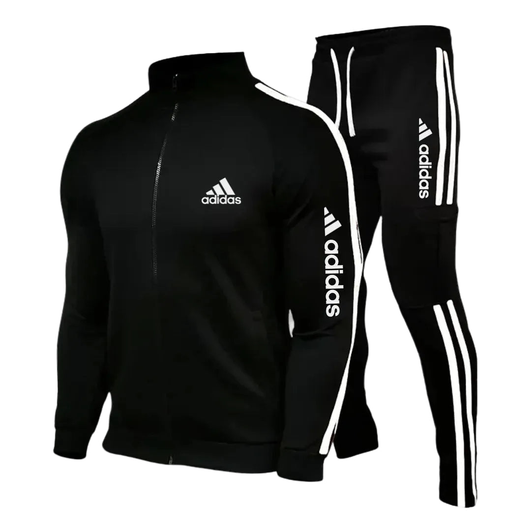 Completo Sportivo Cargo con Zip e Righe