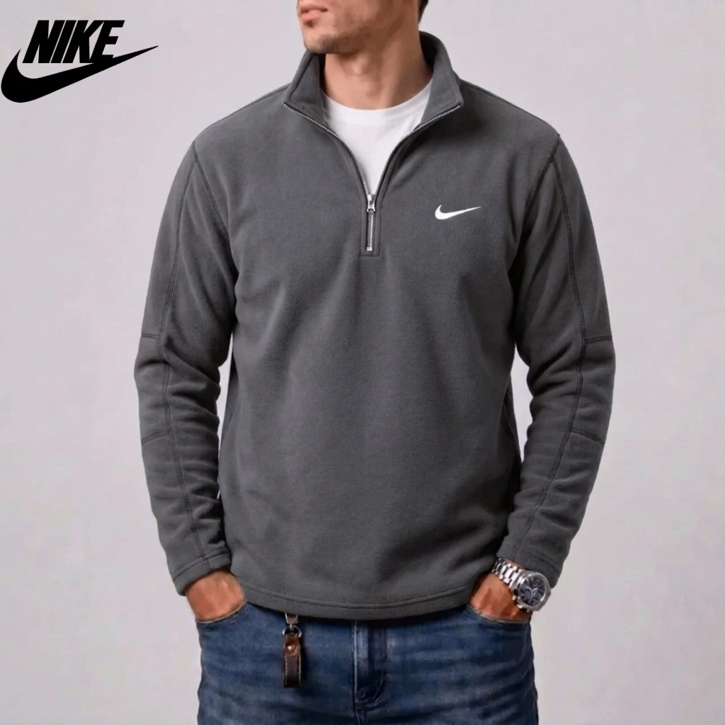 Pullover da Uomo con Mezza Zip