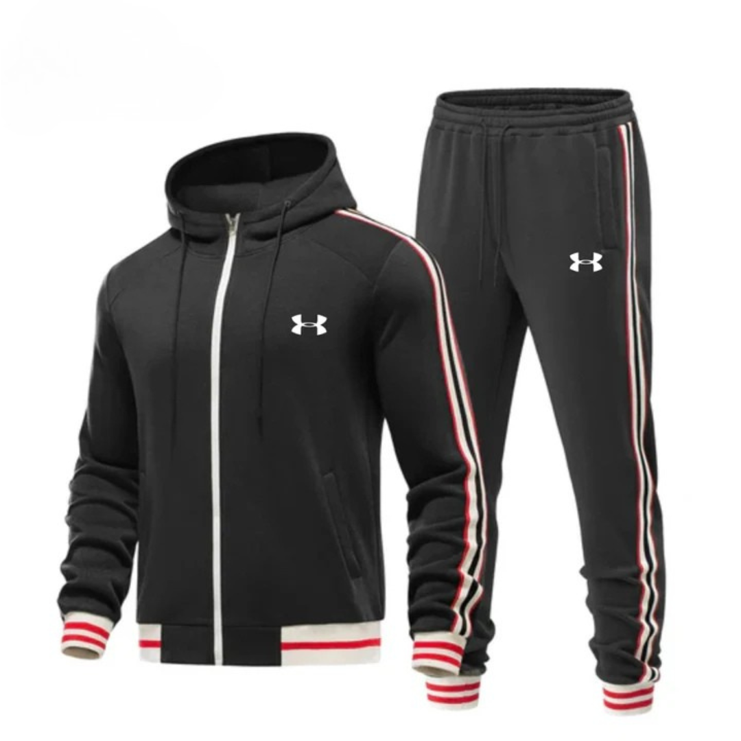 Completo Sportivo con Cappuccio e Righe