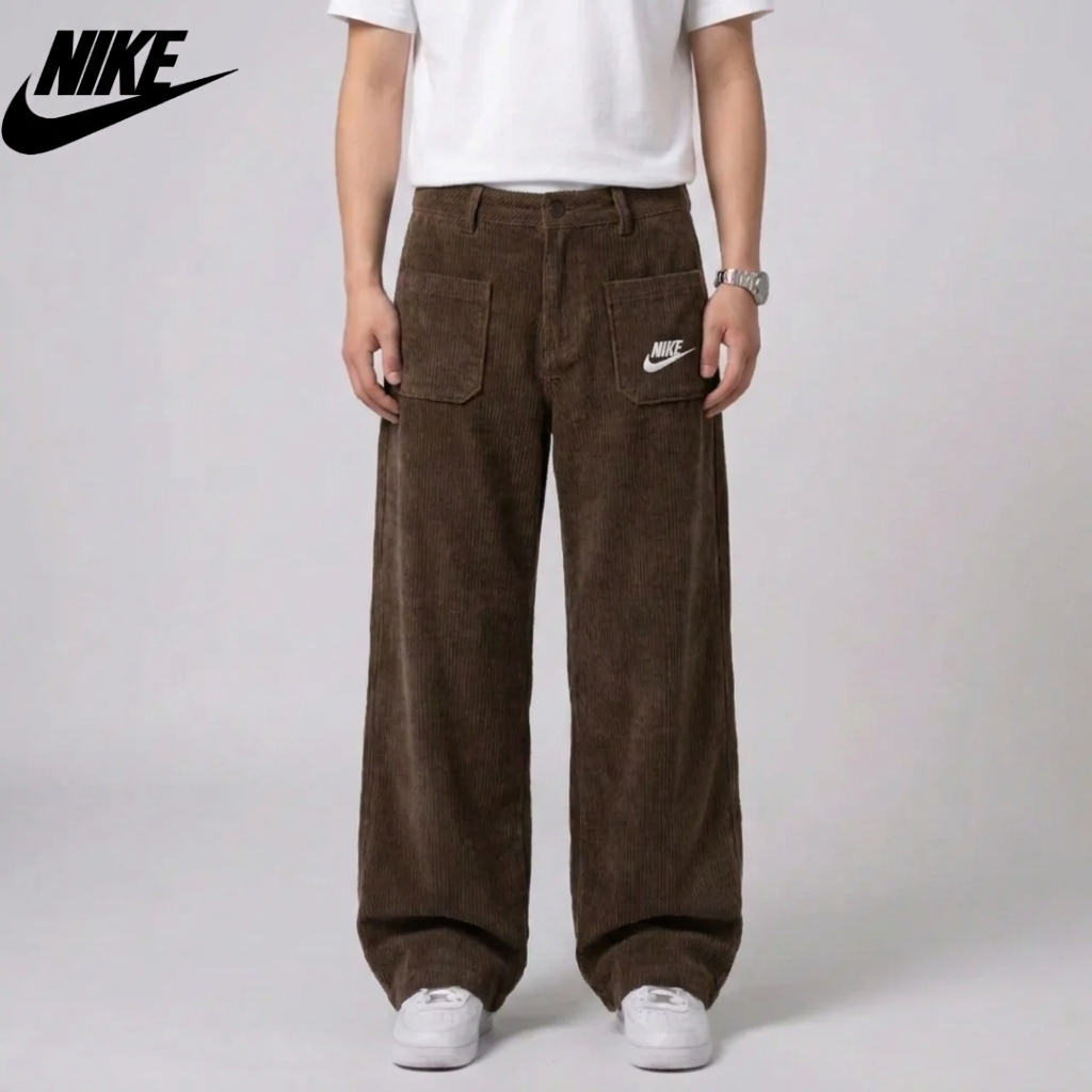 Pantaloni Relaxed Textured con Tasche per Donna