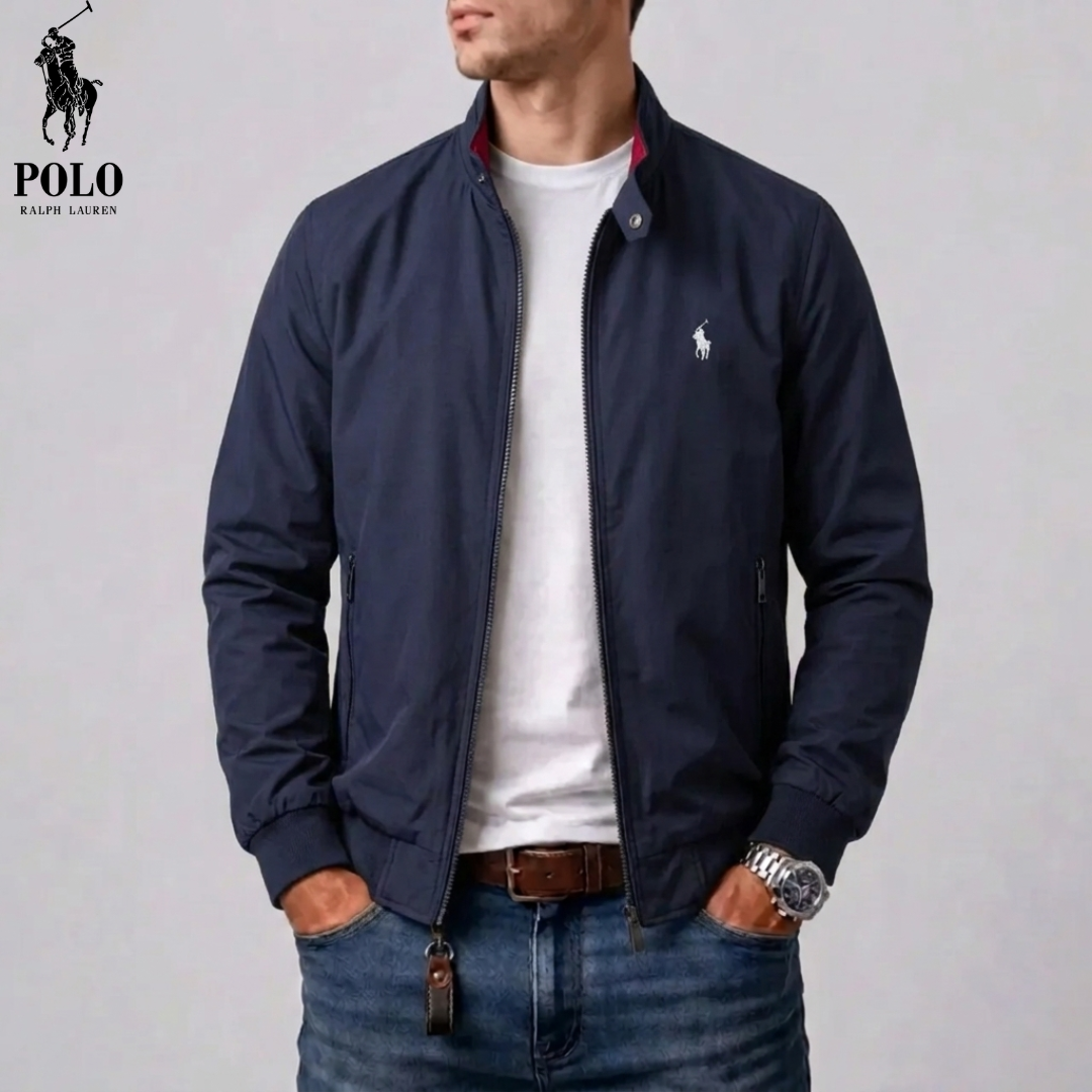 Giacca da Uomo con Collo Alto e Zip Completa