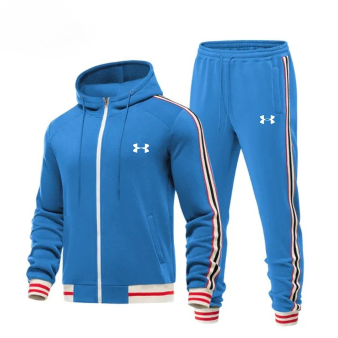 Completo Sportivo con Cappuccio e Righe