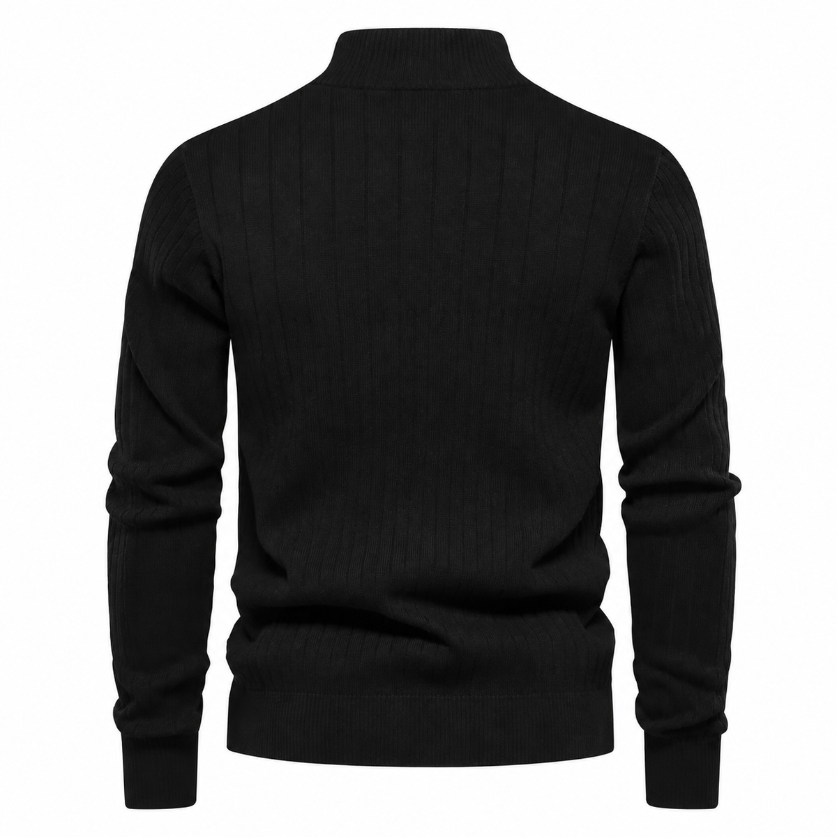 Maglione Classico con Mezza Zip