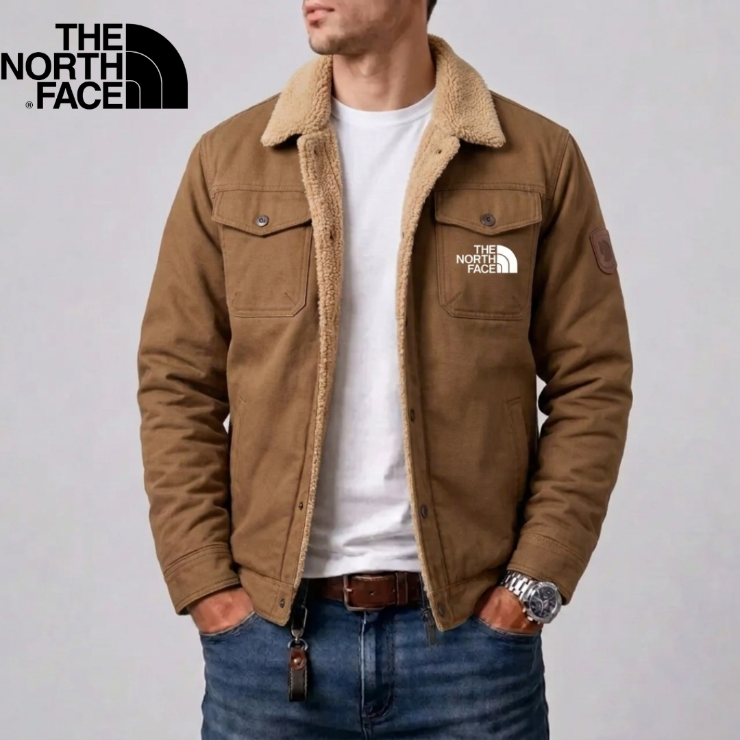 Giacca Utility Foderata in Sherpa da Uomo