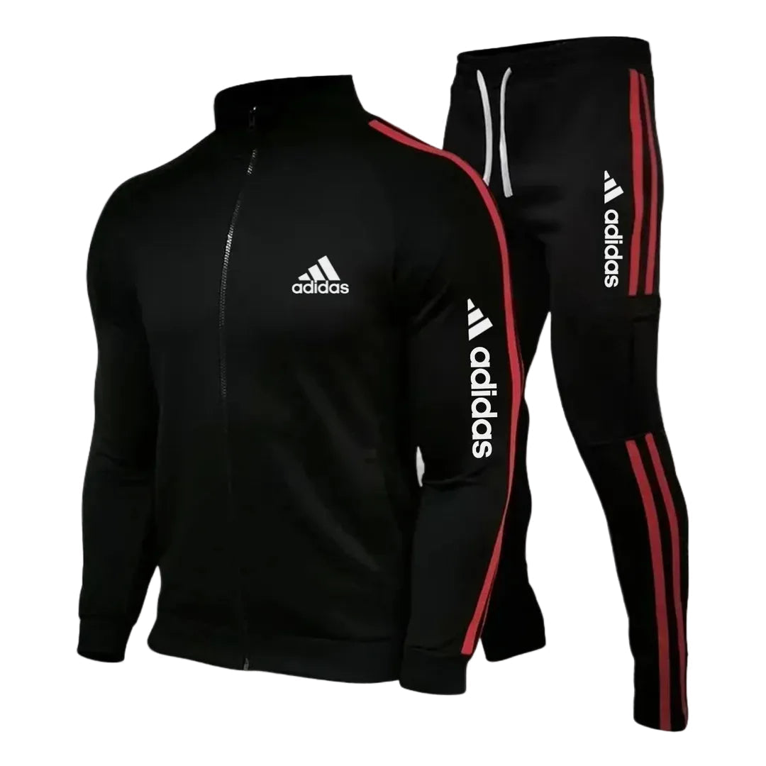 Completo Sportivo Cargo con Zip e Righe