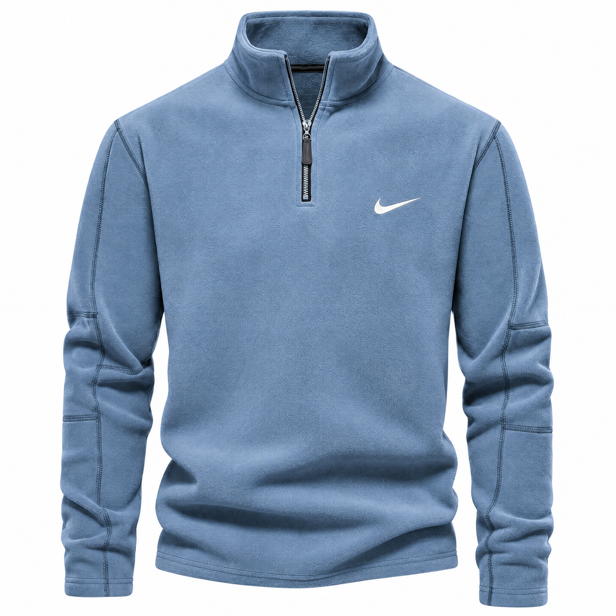 Pullover da Uomo con Zip a Quarto