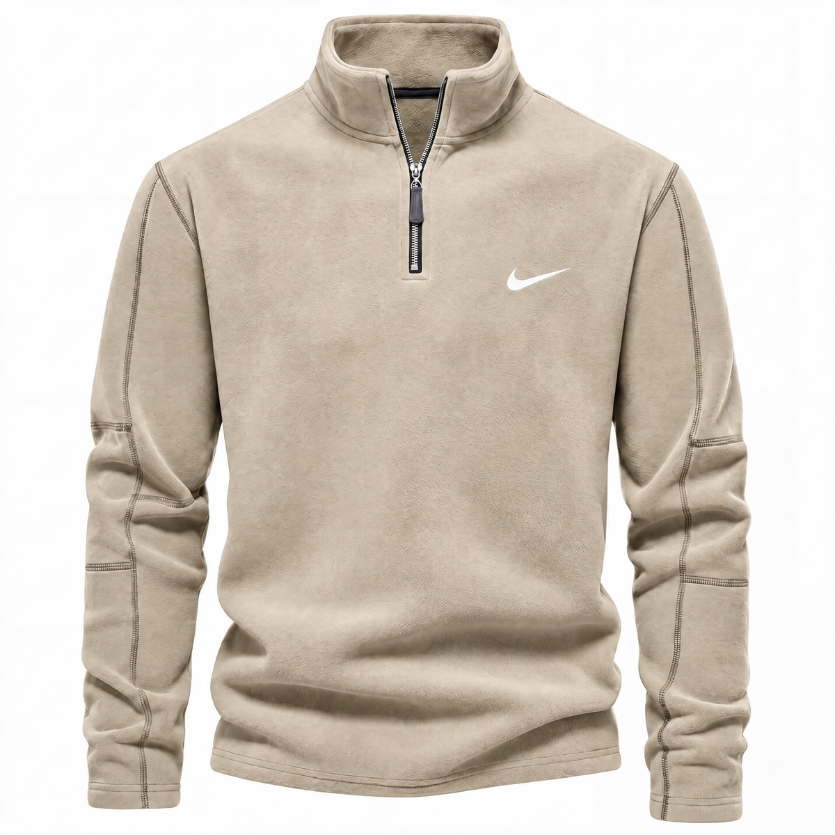 Pullover da Uomo con Zip a Quarto