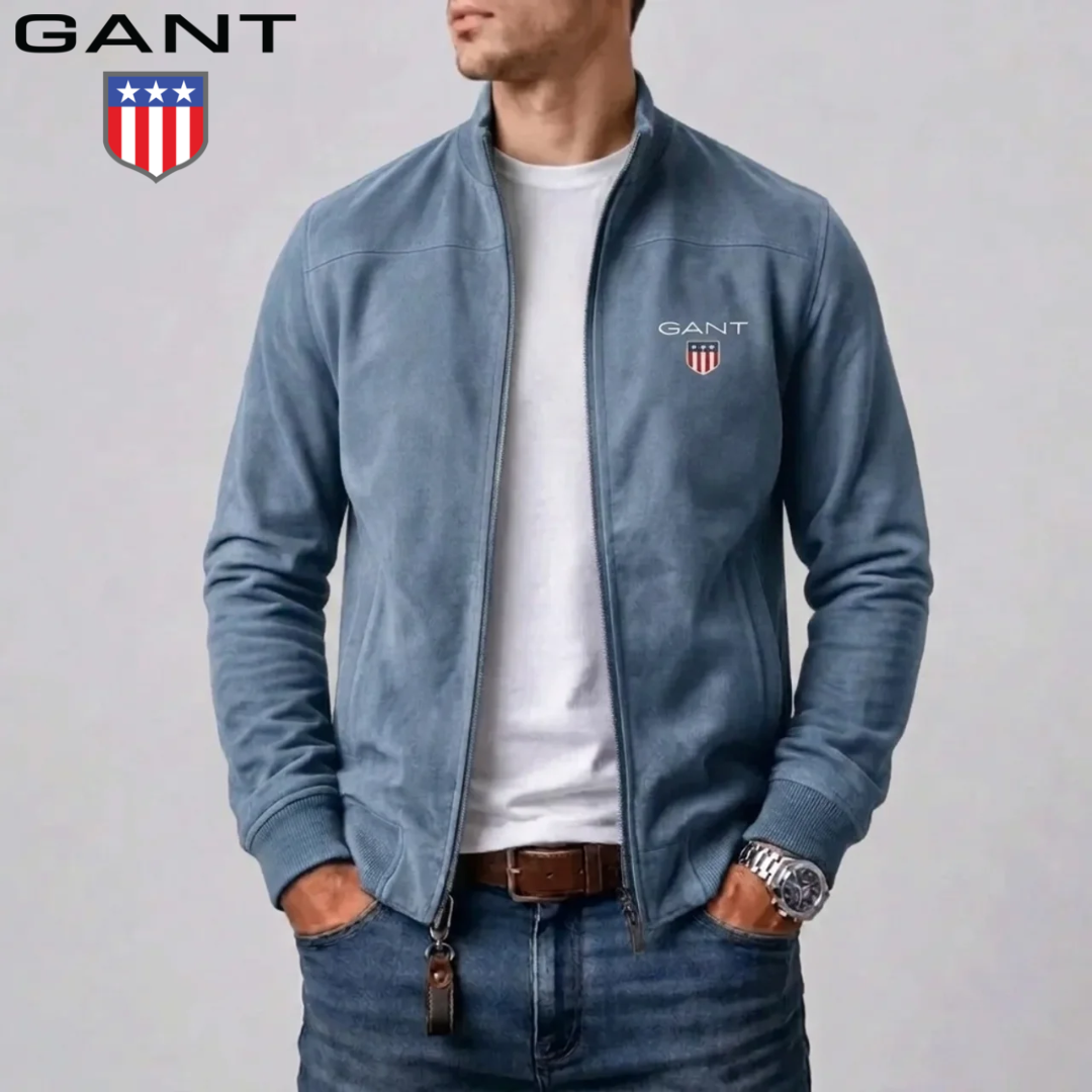 Giacca Bomber con Collo Stand