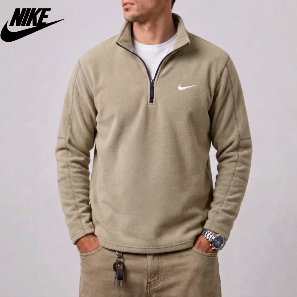 Pullover da Uomo con Mezza Zip