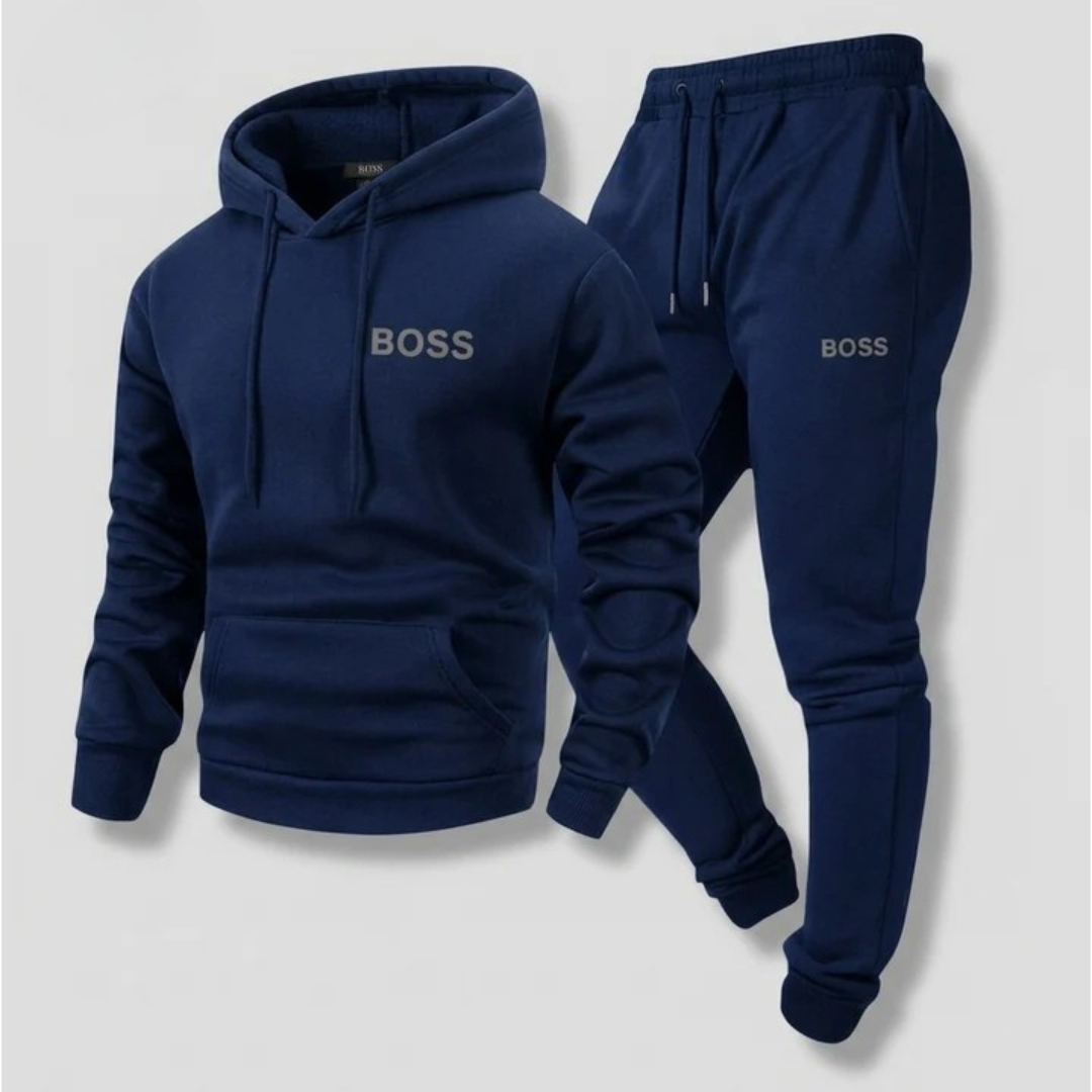 Completo Sportivo con Felpa con Cappuccio e Jogger