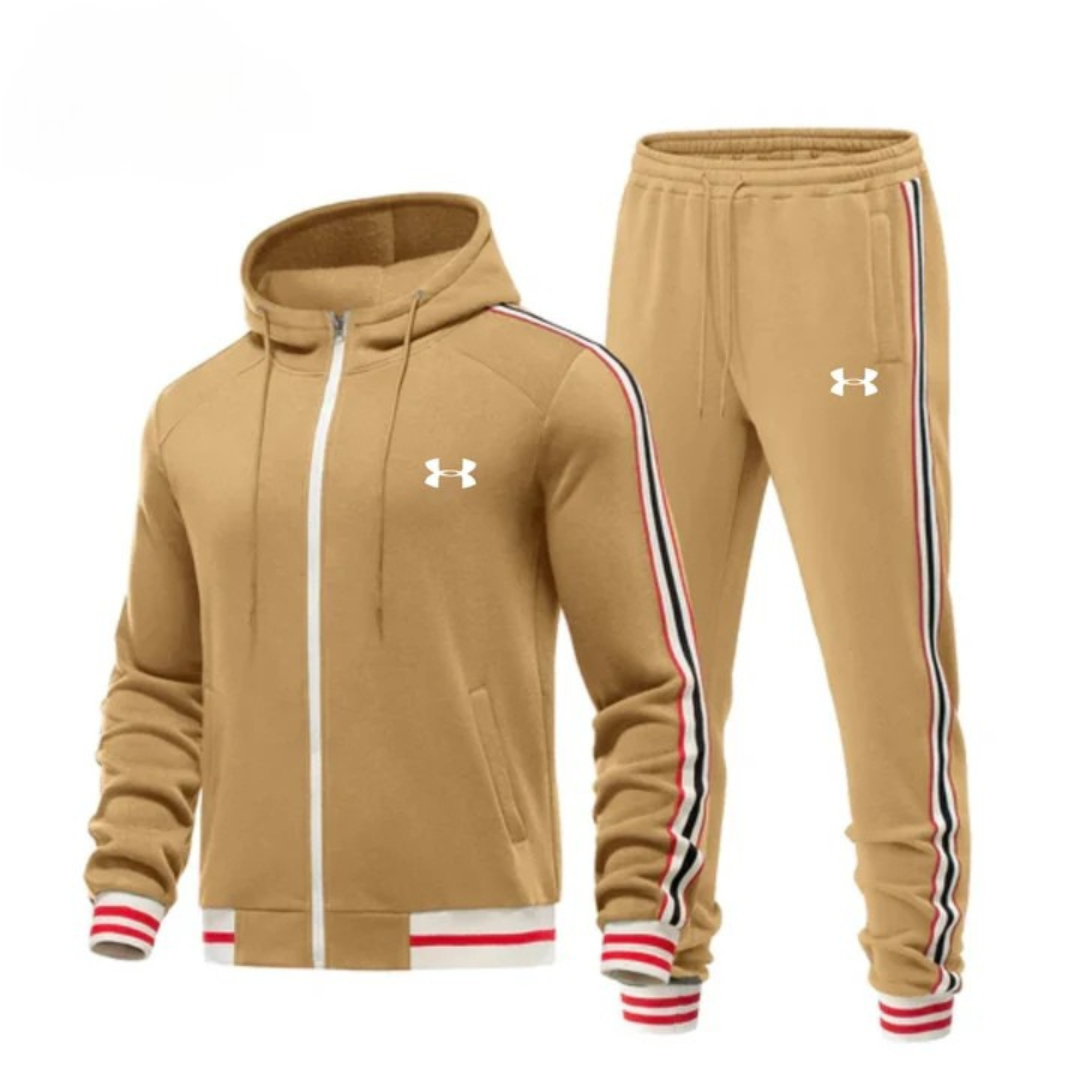 Completo Sportivo con Cappuccio e Righe