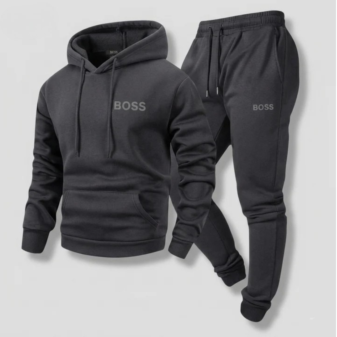 Completo Sportivo con Felpa con Cappuccio e Jogger