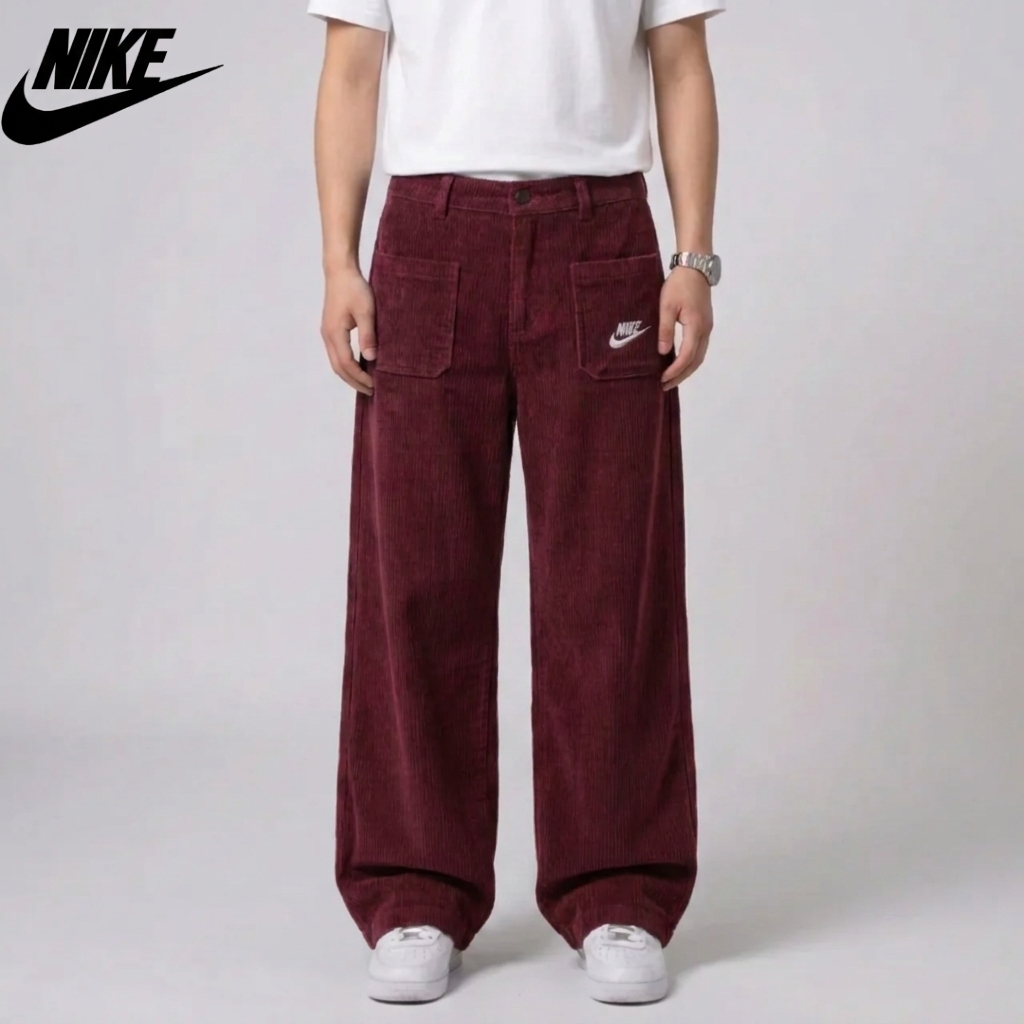 Pantaloni Relaxed Textured con Tasche per Donna