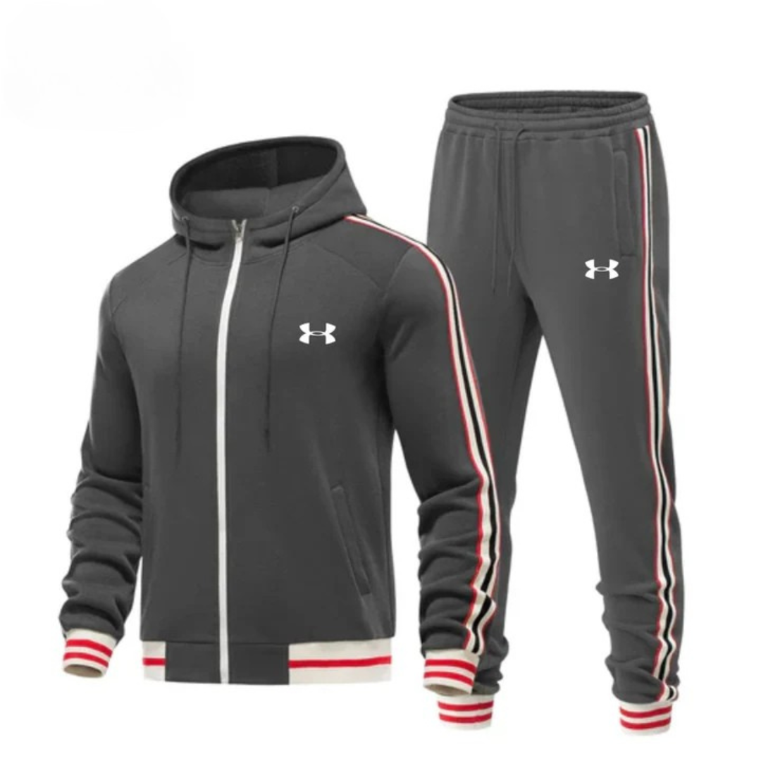 Completo Sportivo con Cappuccio e Righe