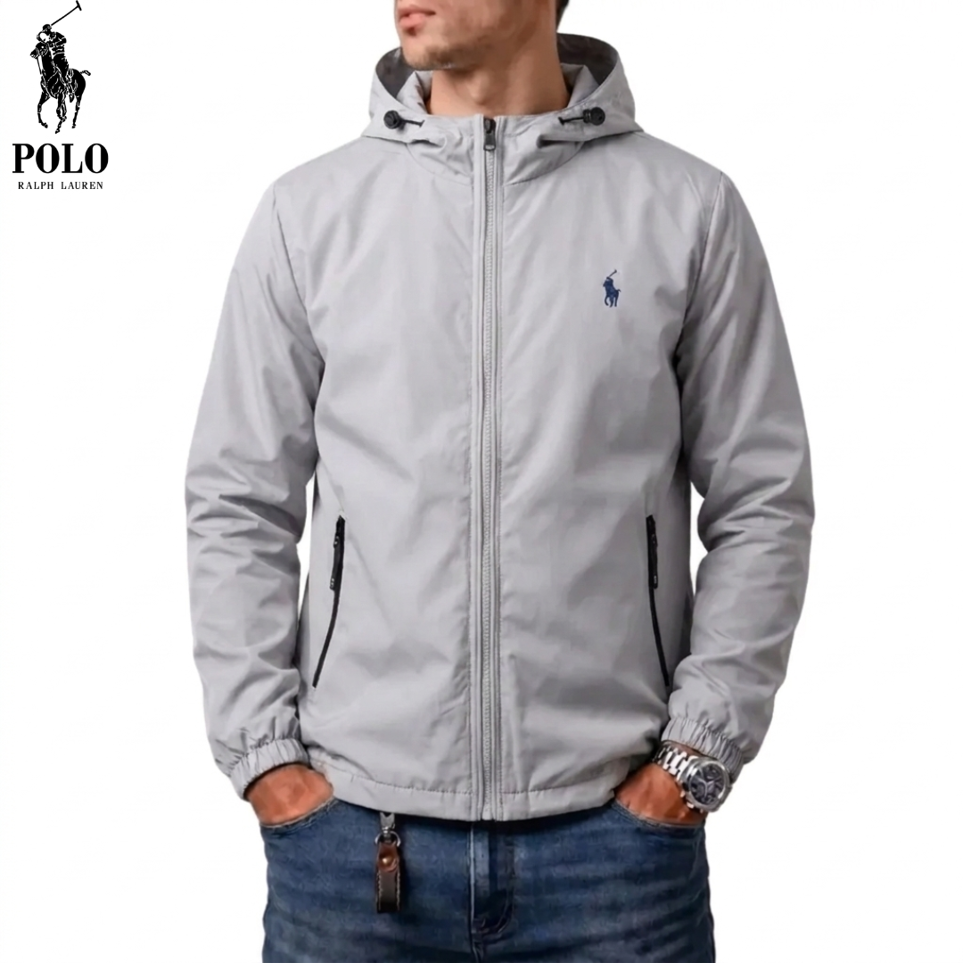Giacca da uomo con cappuccio e zip completa