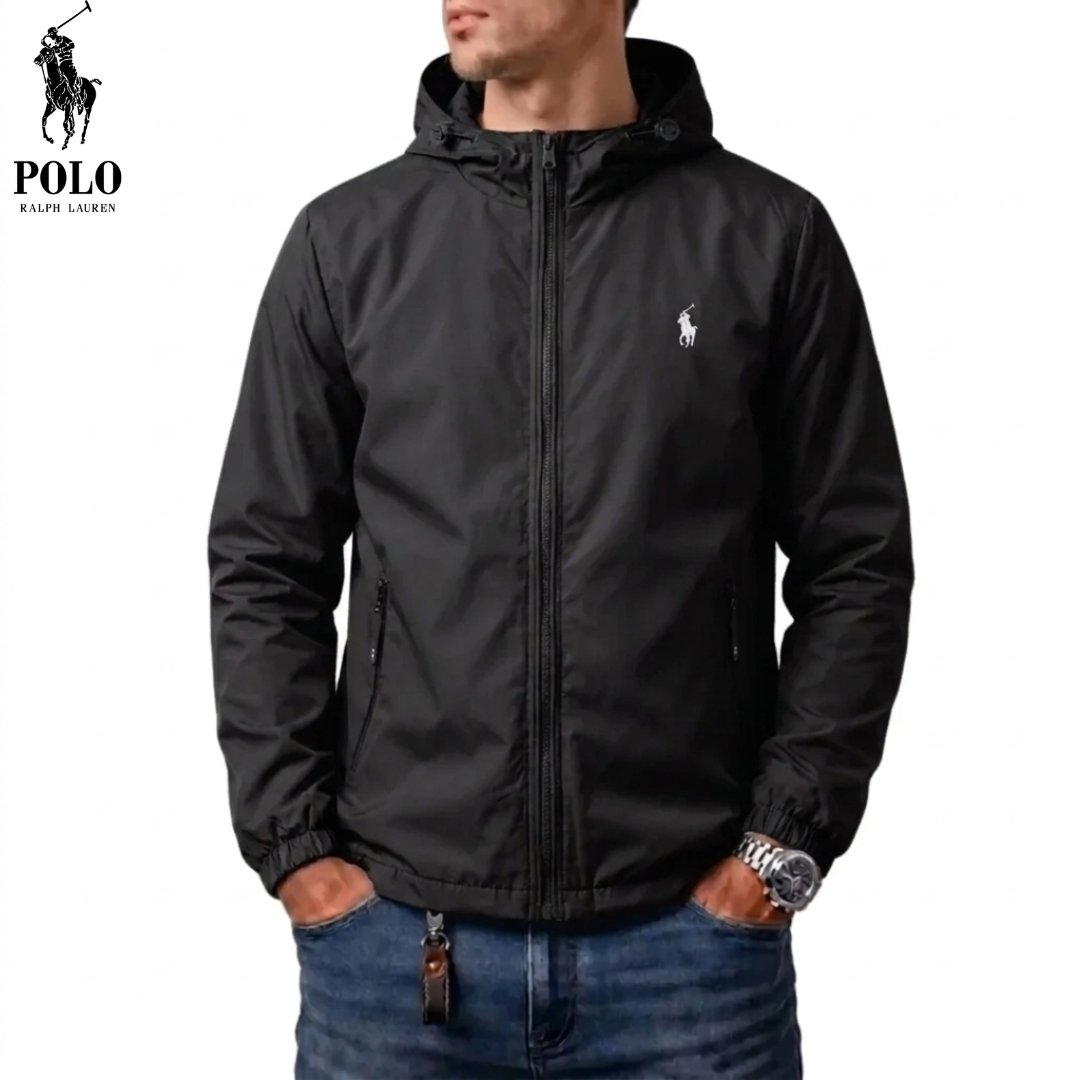Giacca da uomo con cappuccio e zip completa