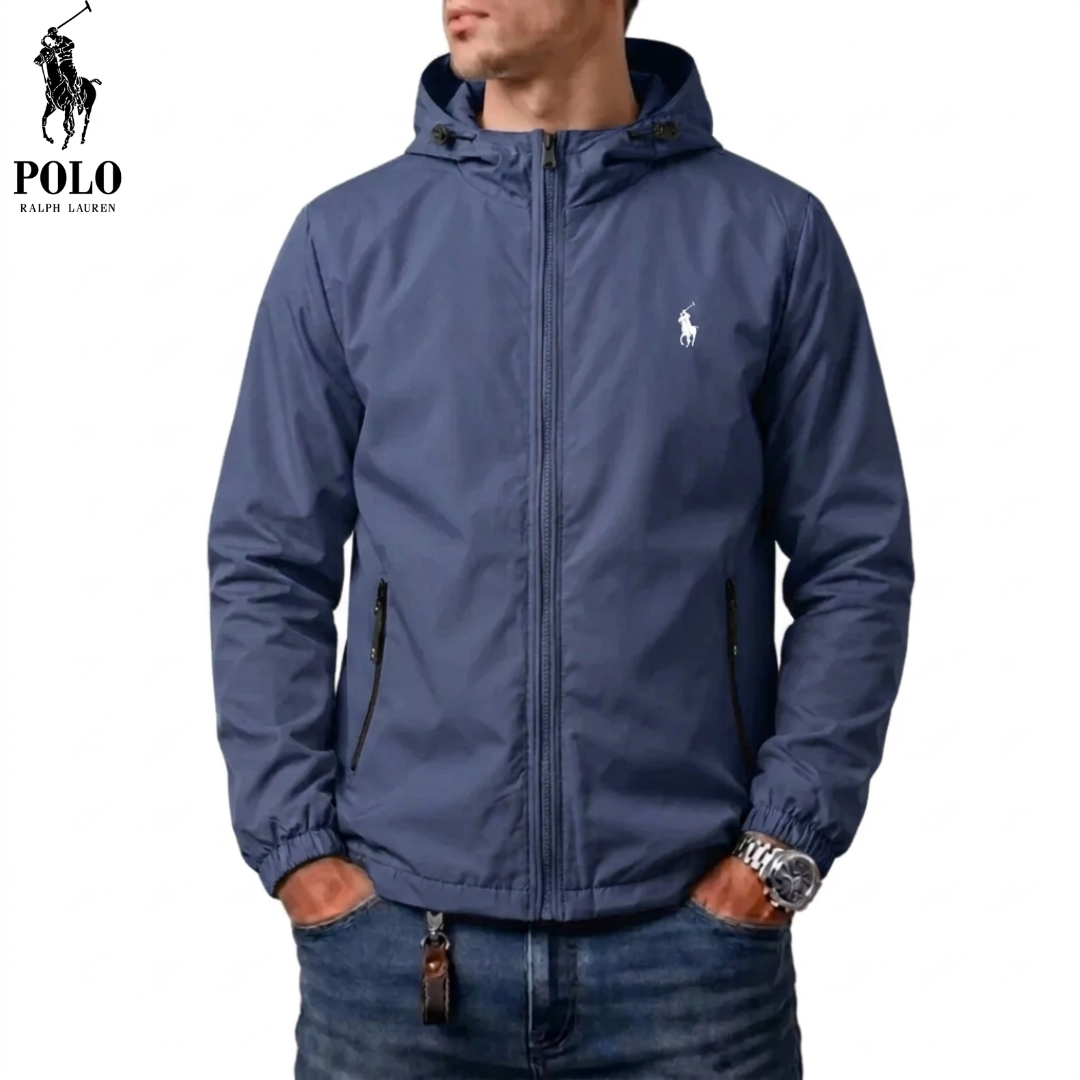 Giacca da uomo con cappuccio e zip completa