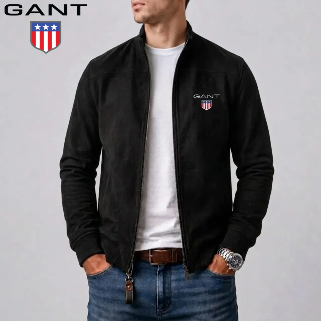 Giacca Bomber con Collo Stand