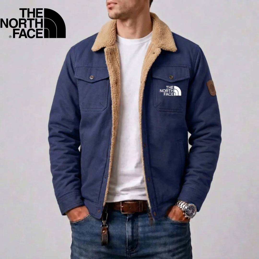 Giacca Utility Foderata in Sherpa da Uomo