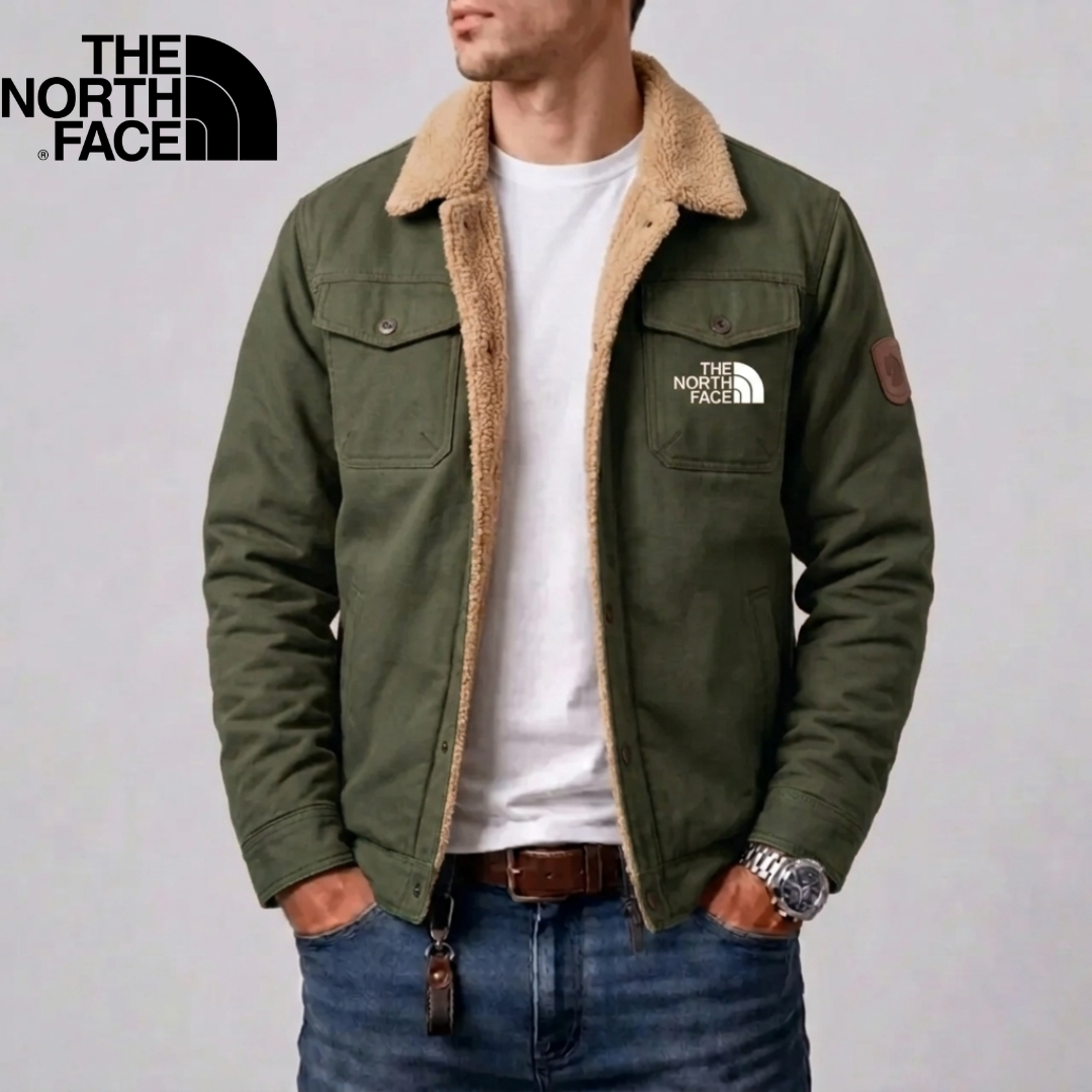 Giacca Utility Foderata in Sherpa da Uomo