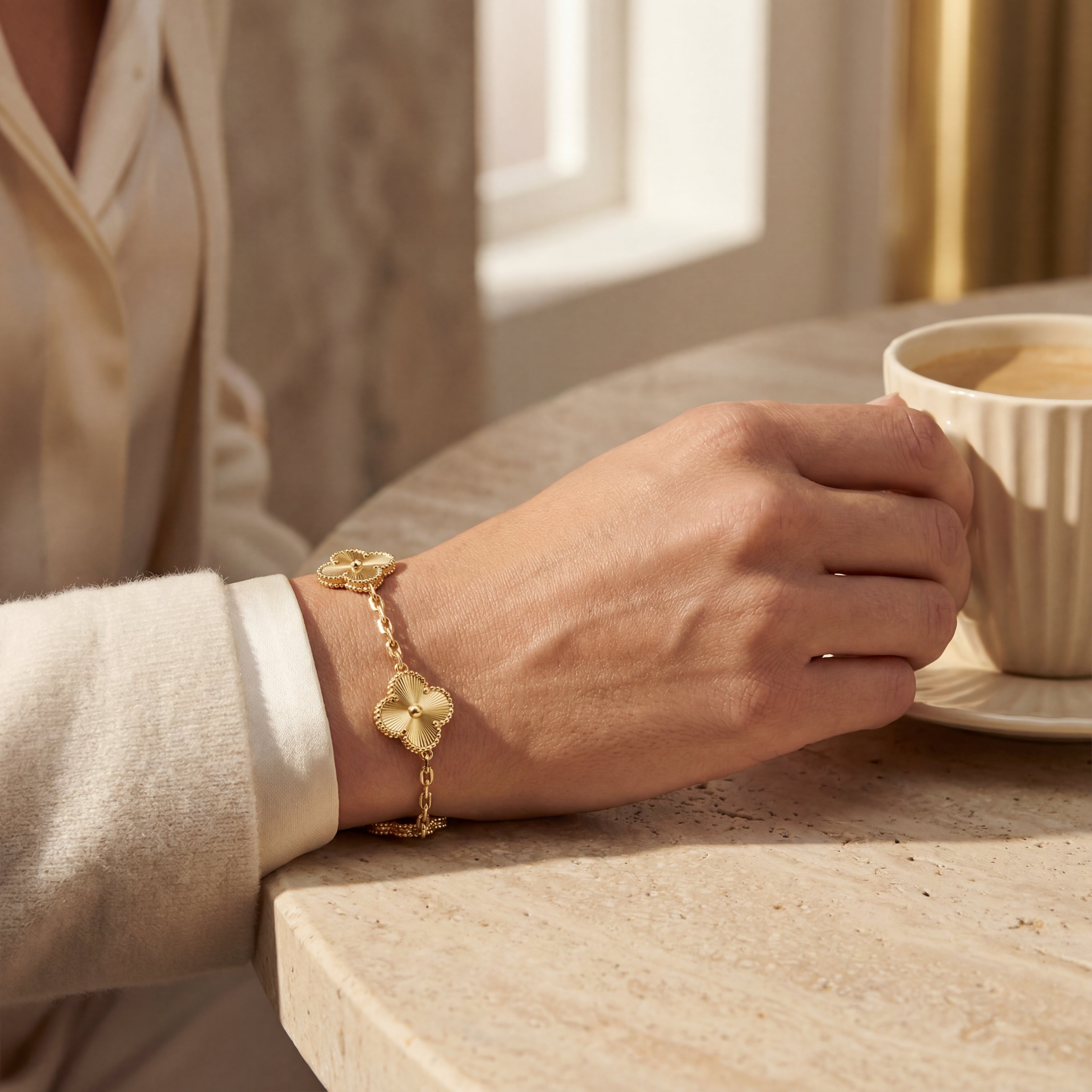 Bracciale Clover Gold