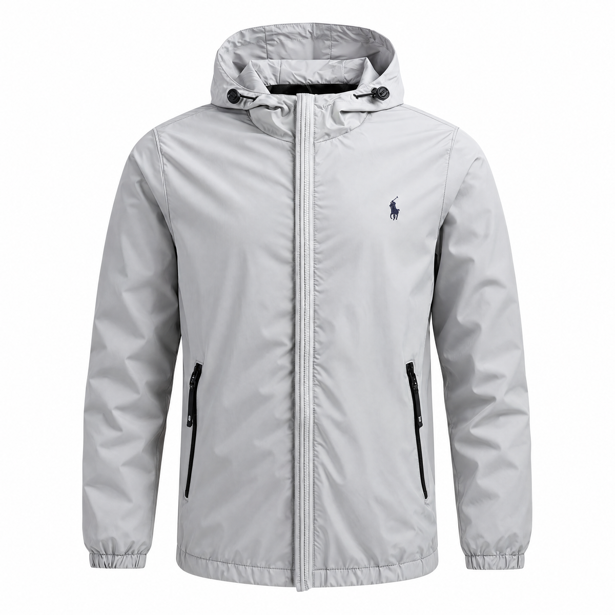 Giacca da uomo con cappuccio e zip completa