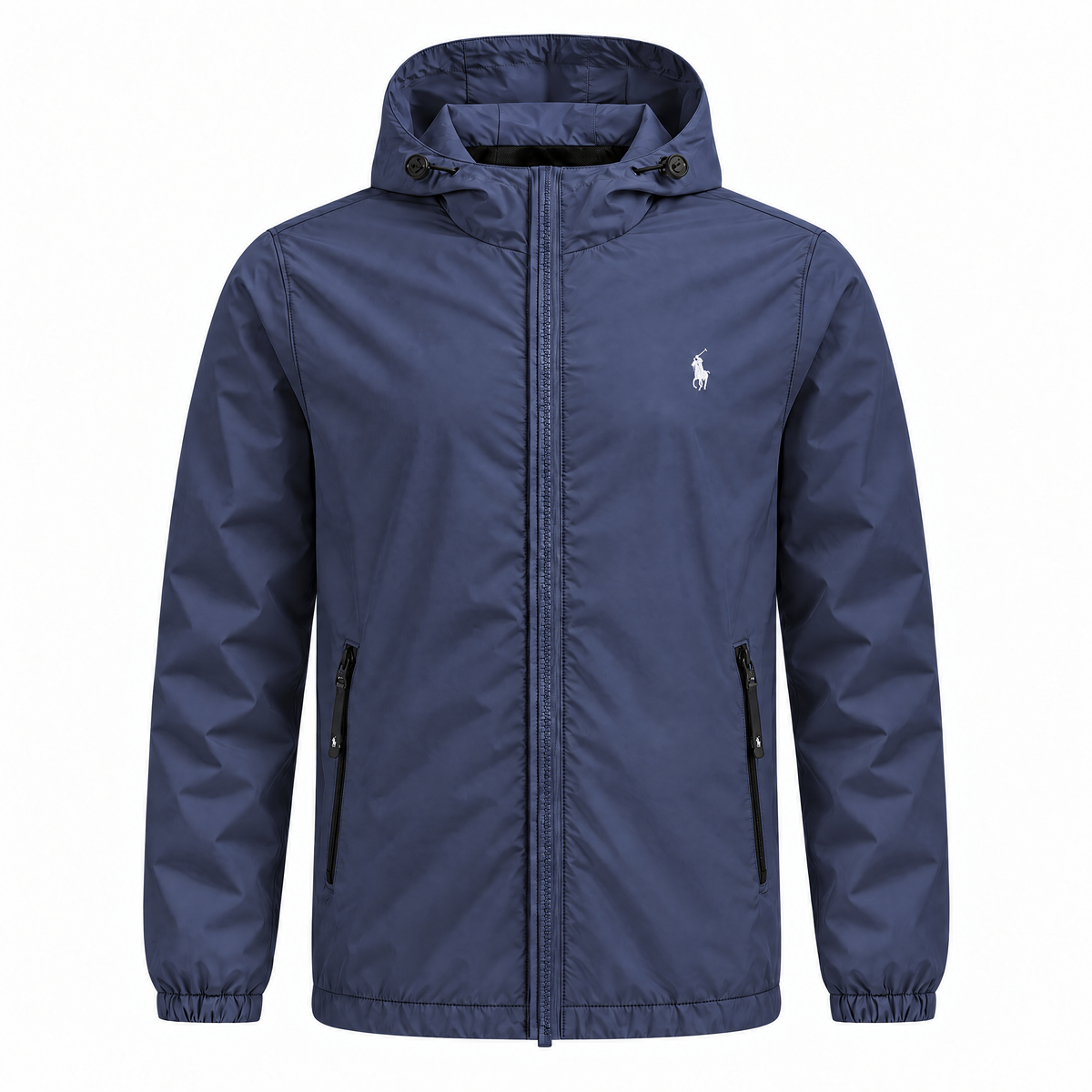 Giacca da uomo con cappuccio e zip completa
