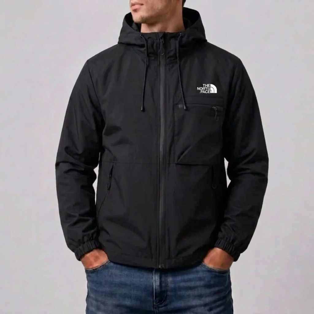 Giacca Impermeabile con Cappuccio 3-in-1 da Uomo