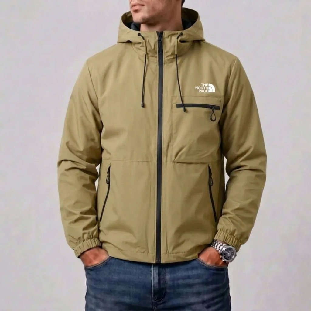 Giacca Impermeabile con Cappuccio 3-in-1 da Uomo