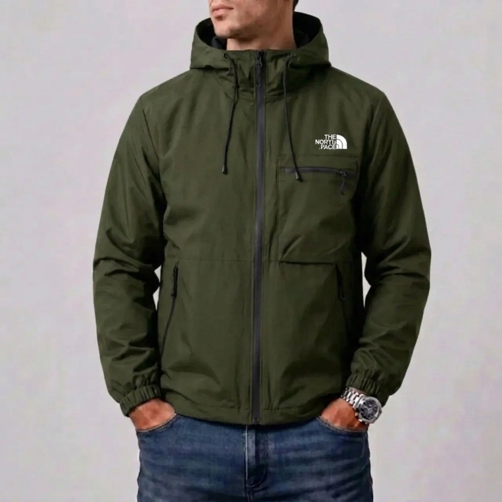 Giacca Impermeabile con Cappuccio 3-in-1 da Uomo