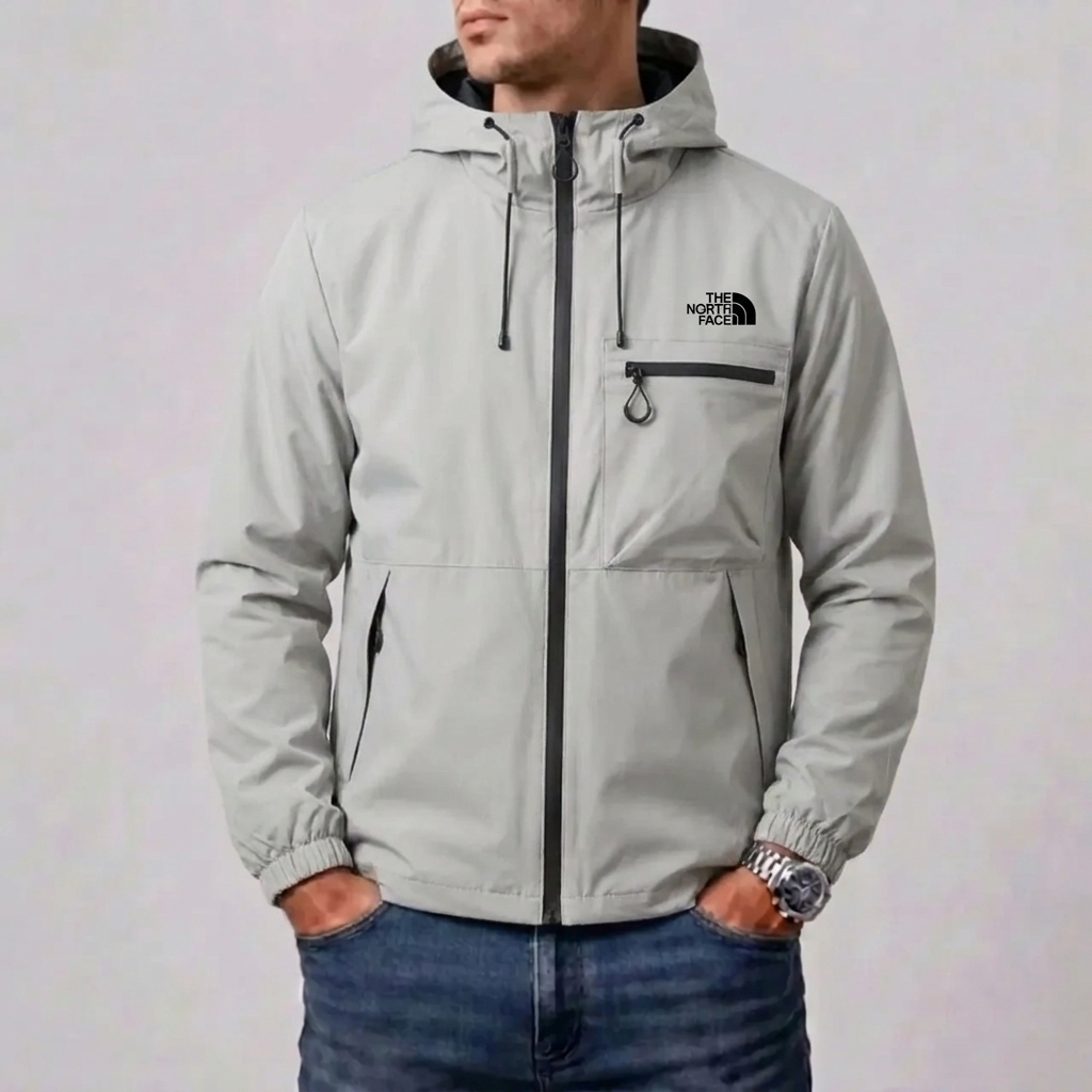 Giacca Impermeabile con Cappuccio 3-in-1 da Uomo